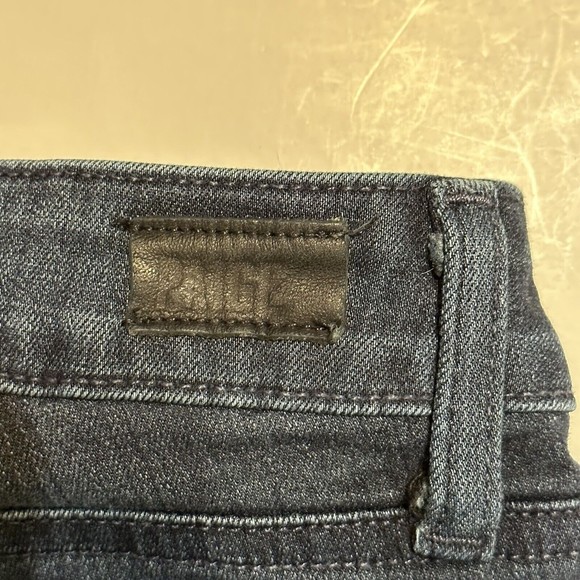 Paige Verdugo Crop Womens Dark Wash Blue Jeans Size 27 - Picture 8 of 10